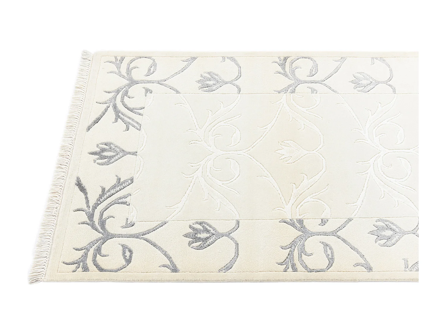 Tapis de couloir en laine 81x196 beige Darya
