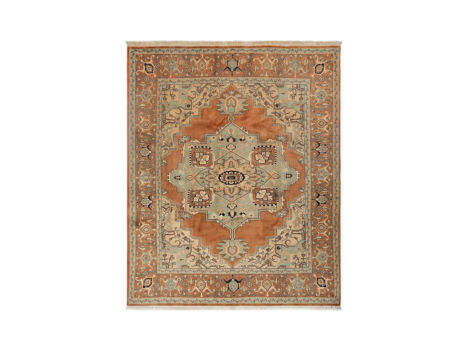 Tapis de laine 249x305 brun Tabriz