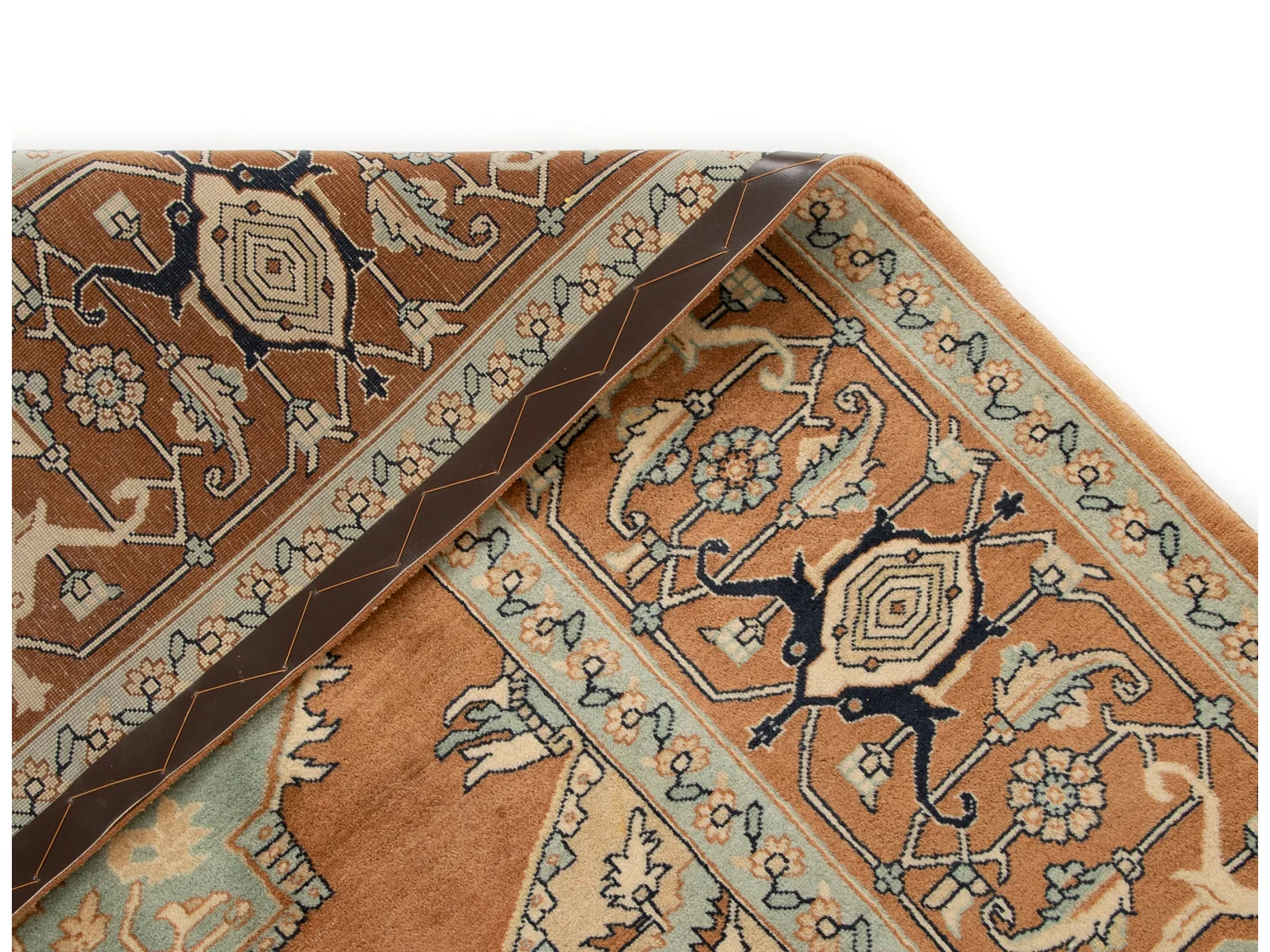 Tapis de laine 249x305 brun Tabriz