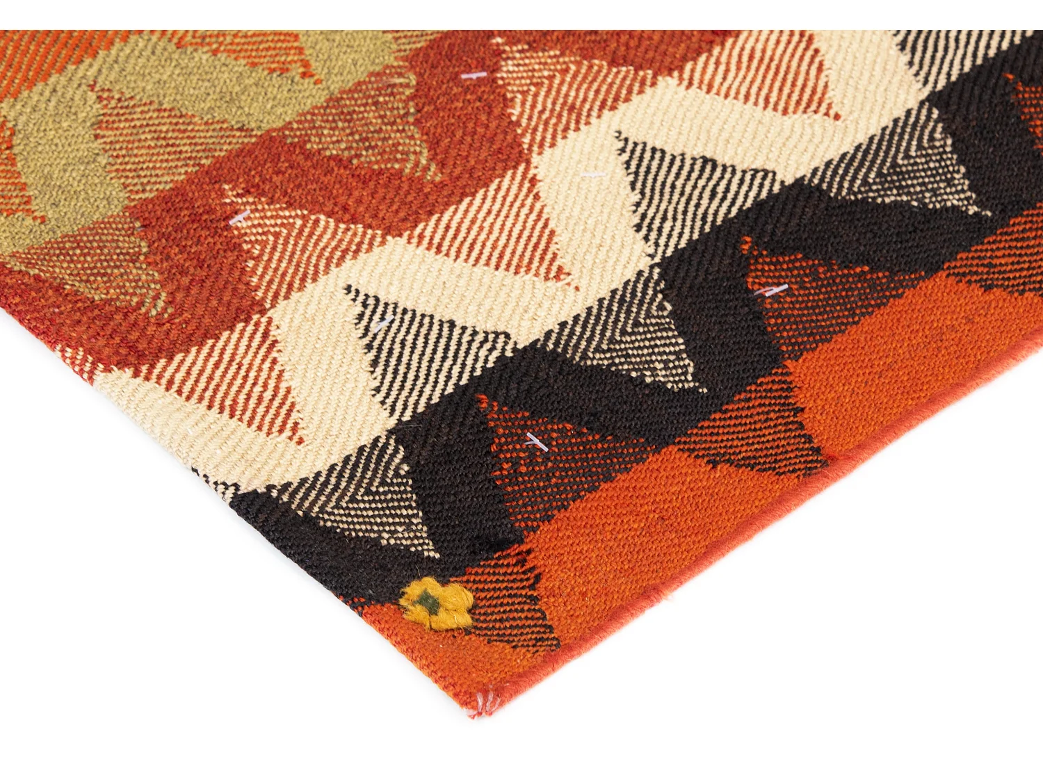 Wollteppich 130x202 Orange Jajim