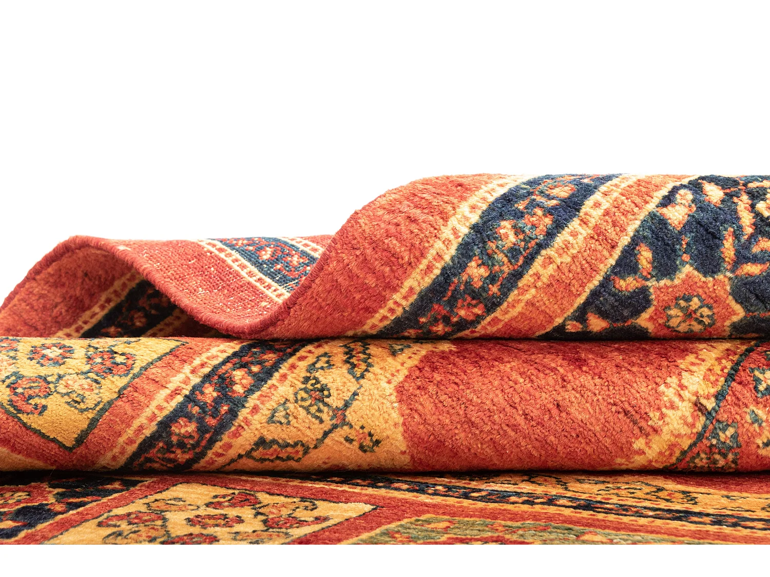 Tapis de laine 112x148 rouge Kashkuli