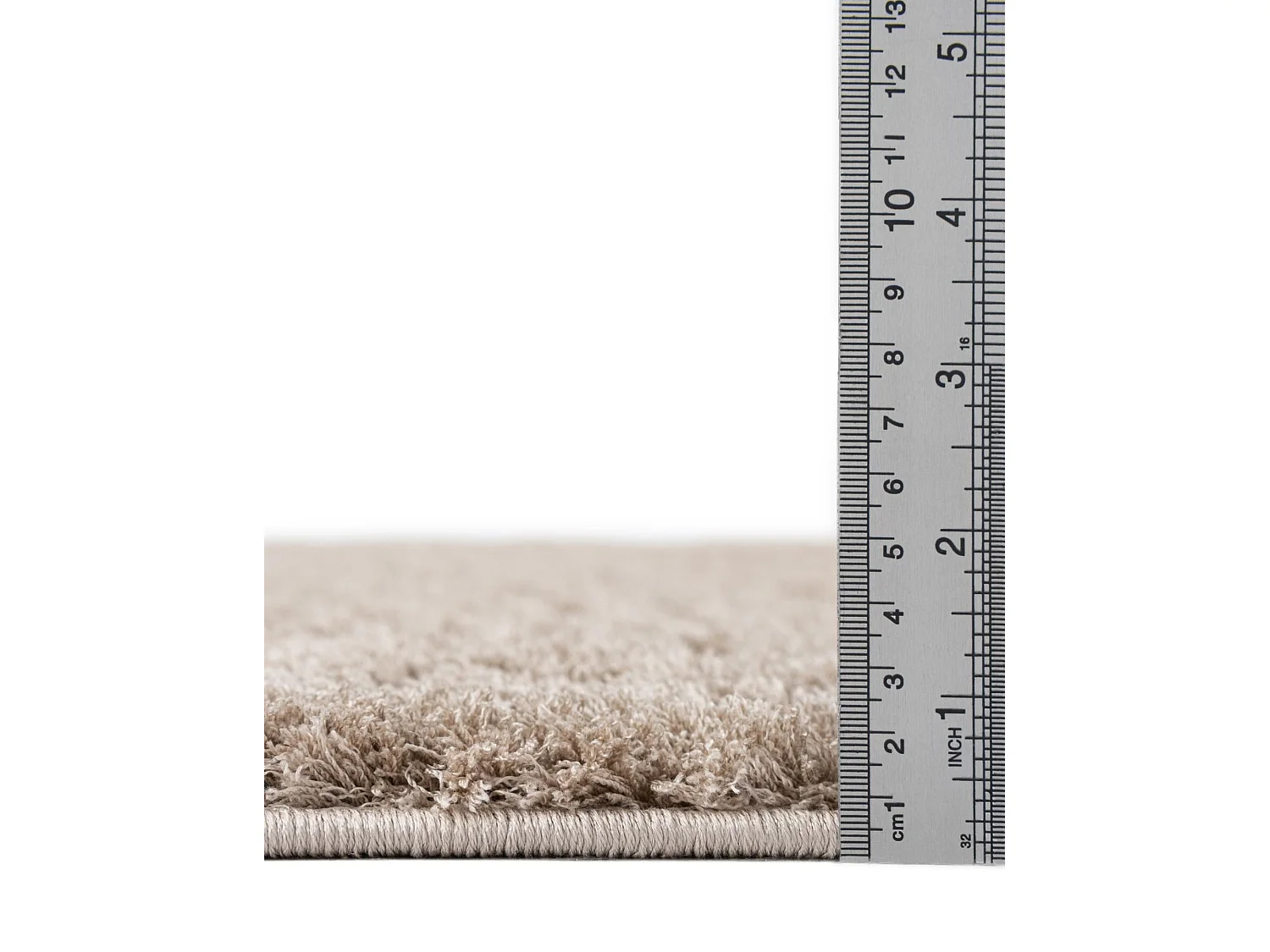 Hoogpolig tapijt 305x213 Beige Luzern