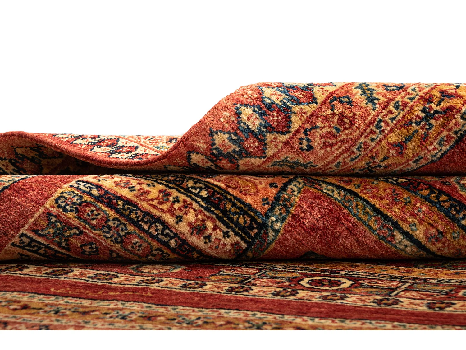 Tapis de laine 102x169 brun Kashkuli