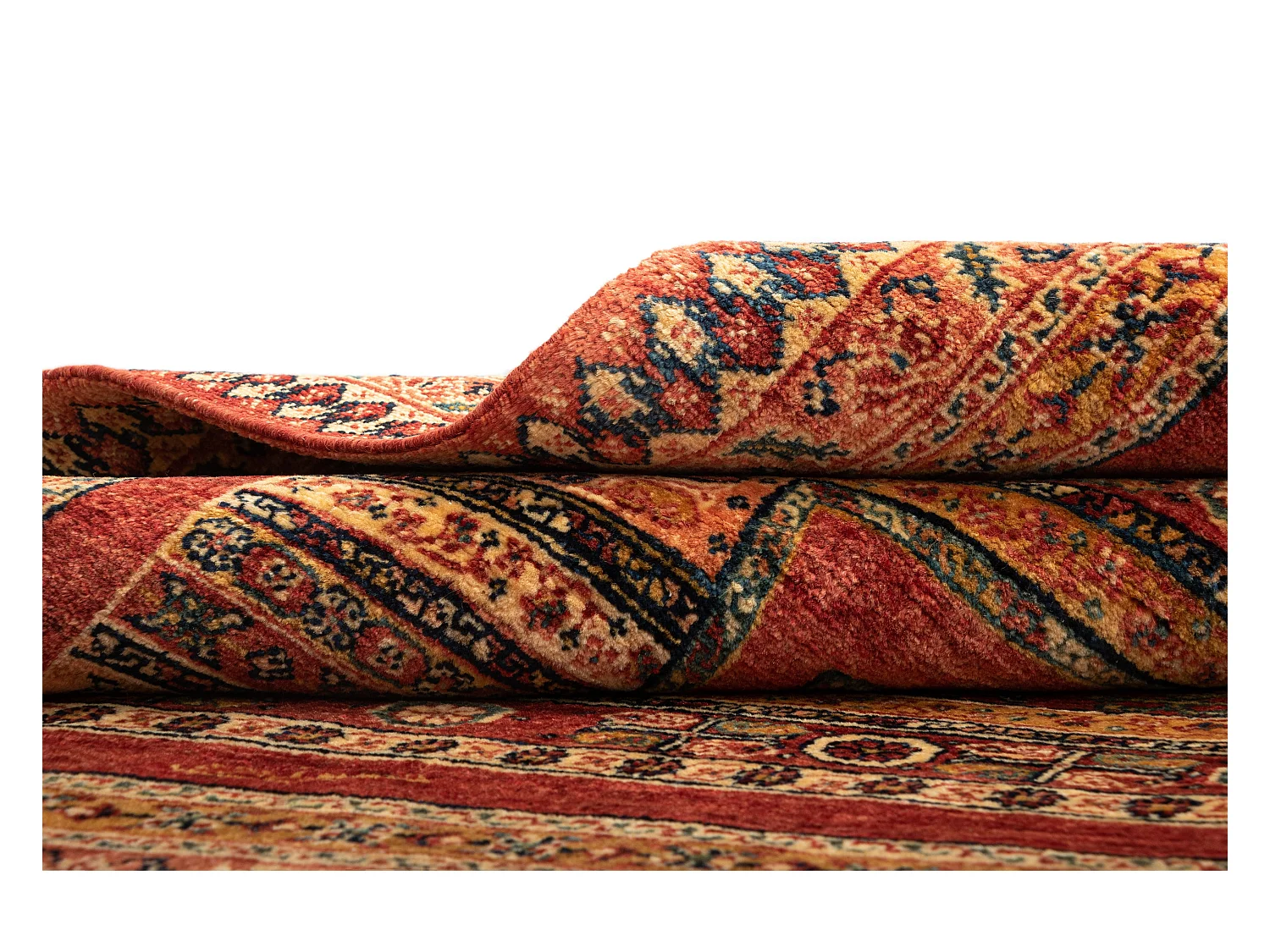 Tapis de laine 102x169 brun Kashkuli