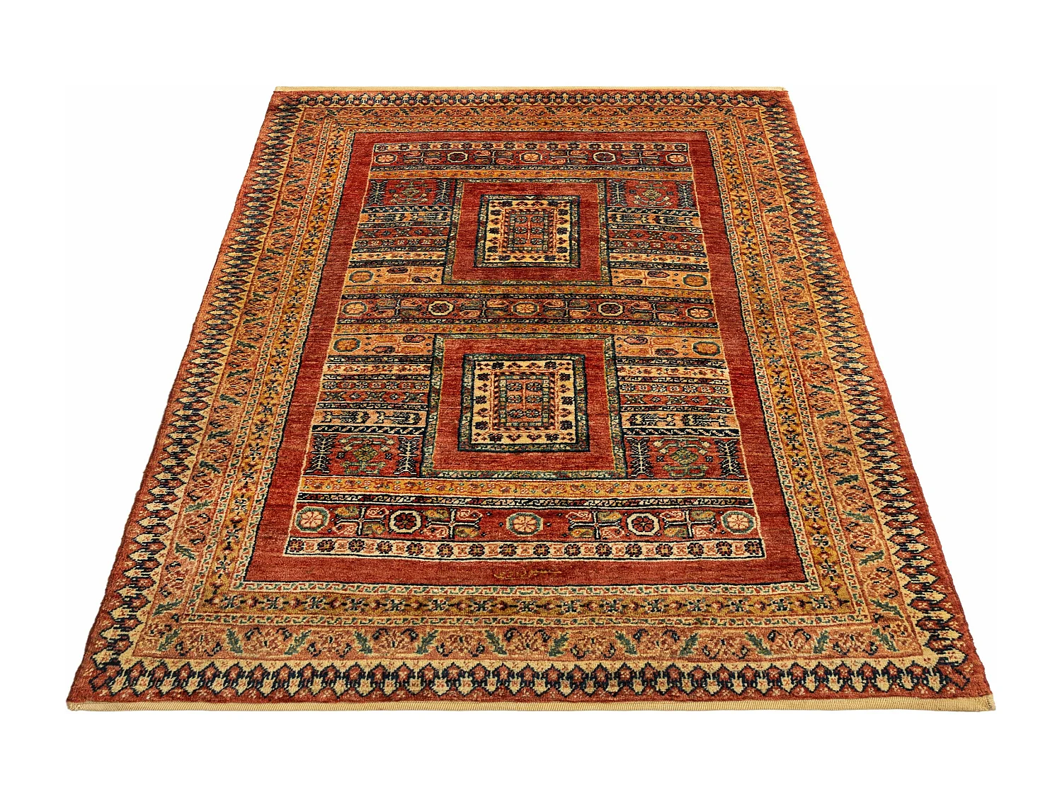 Woltapijt 169x102 Bruin Kashkuli