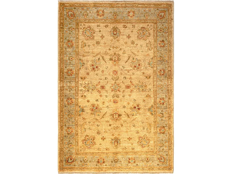 Wollteppich 124x184 Beige Ziegler