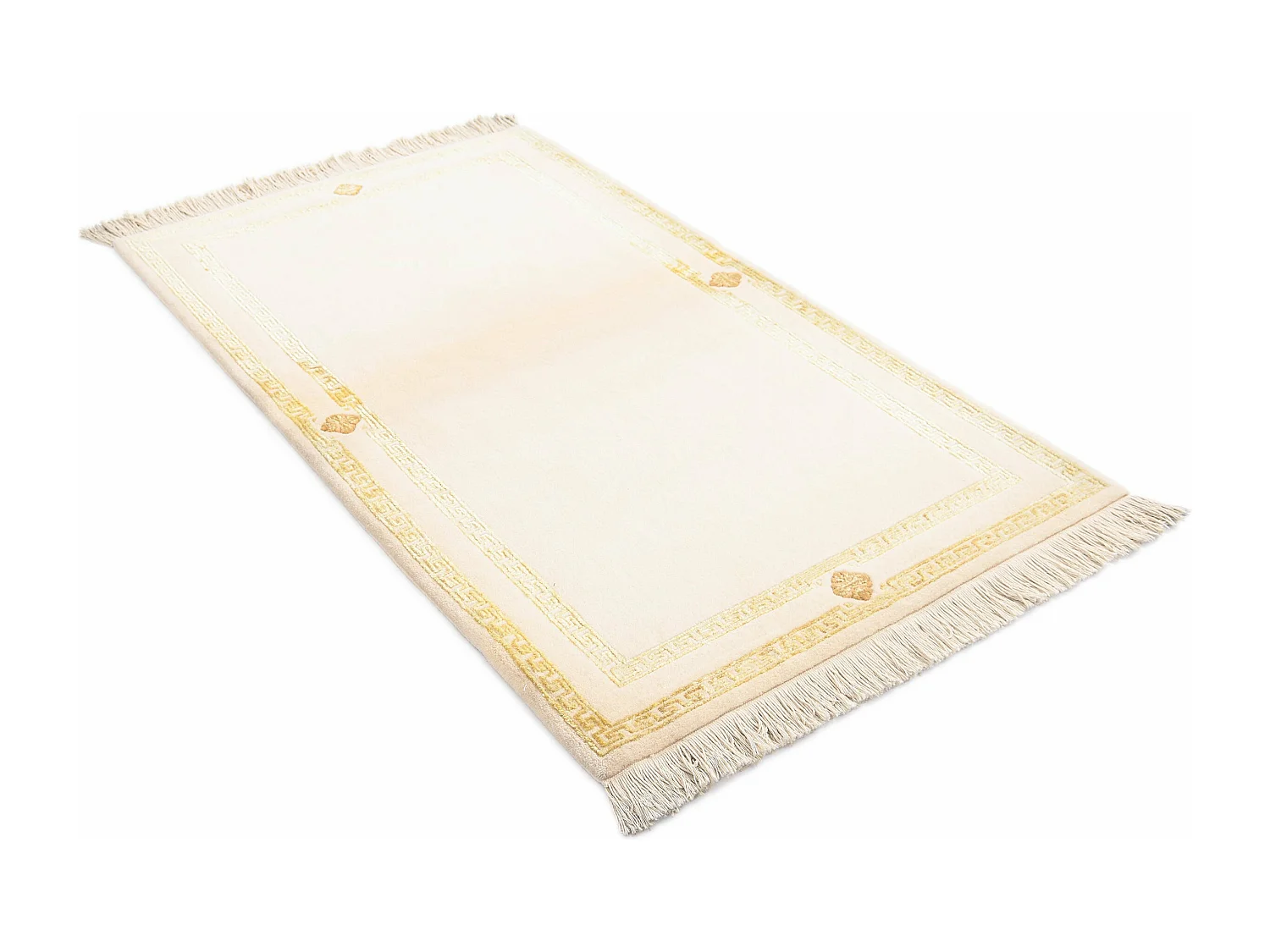 Wollteppich 91x180 Beige Darya