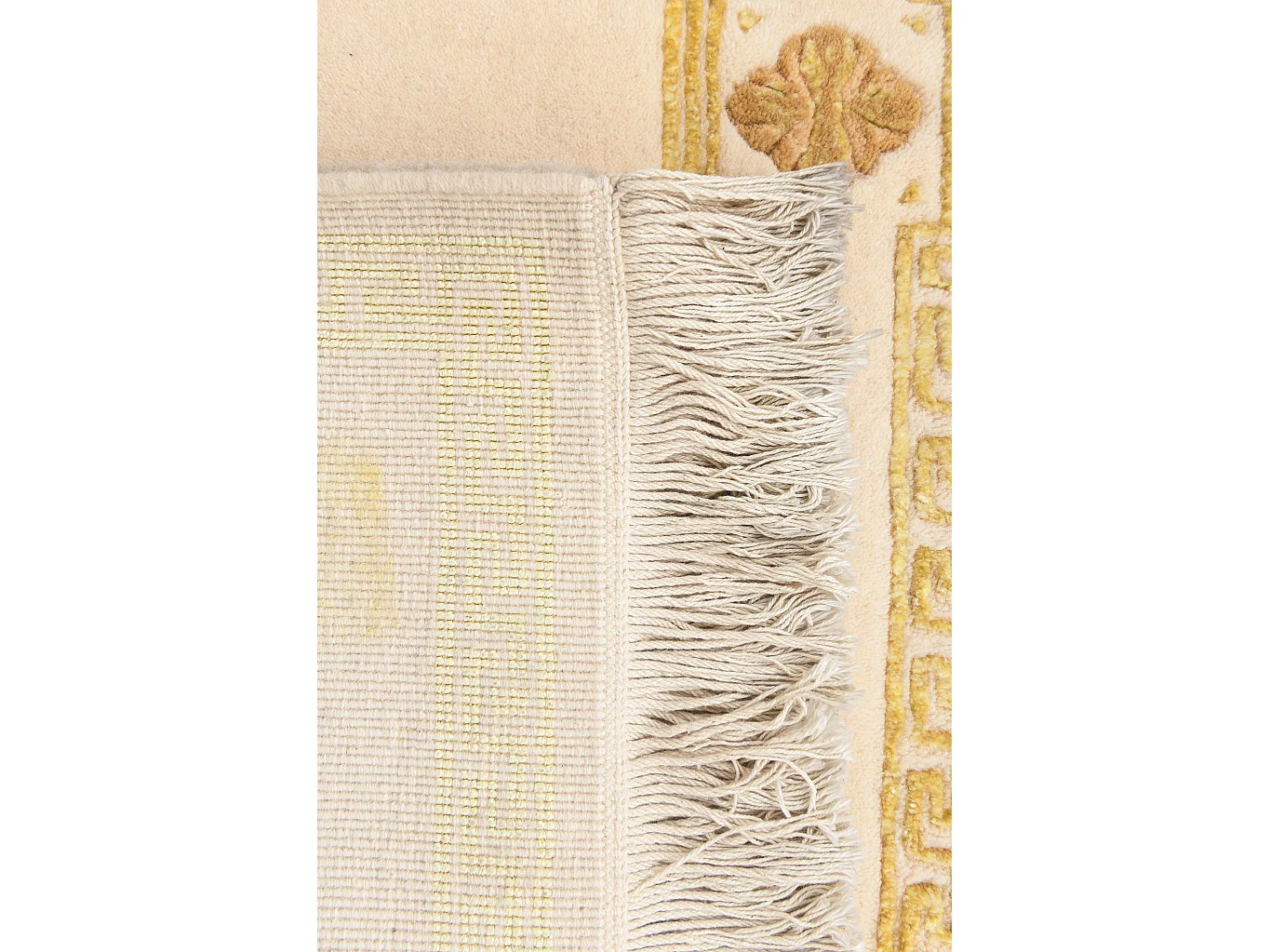 Wollteppich 91x180 Beige Darya