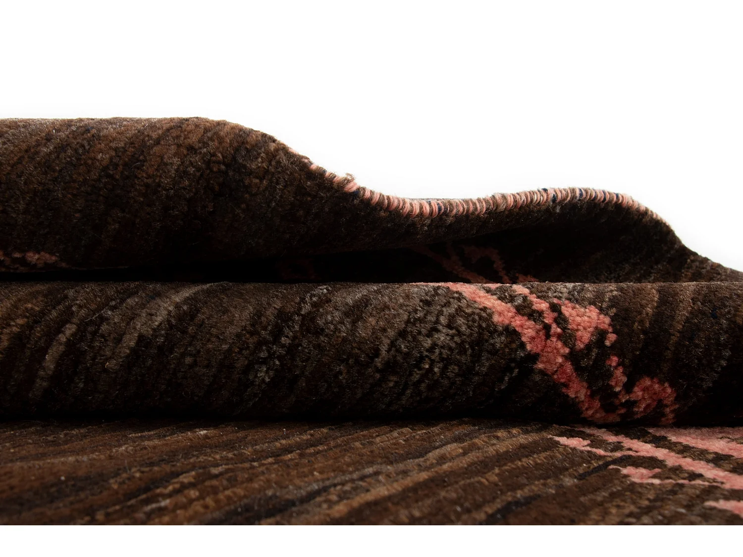 Tapis de couloir en laine 86x119 orange Kashkuli