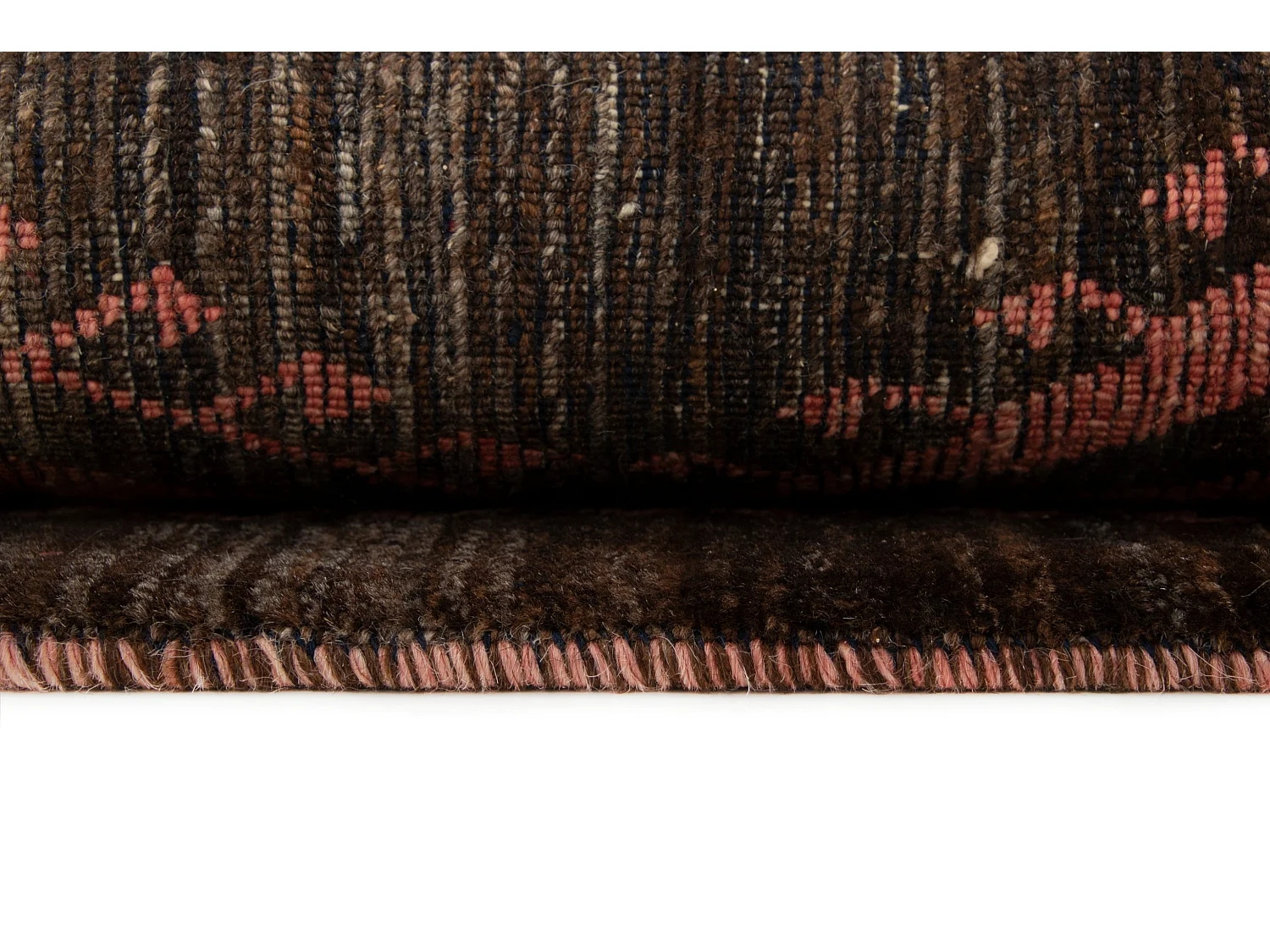 Tapis de couloir en laine 86x119 orange Kashkuli