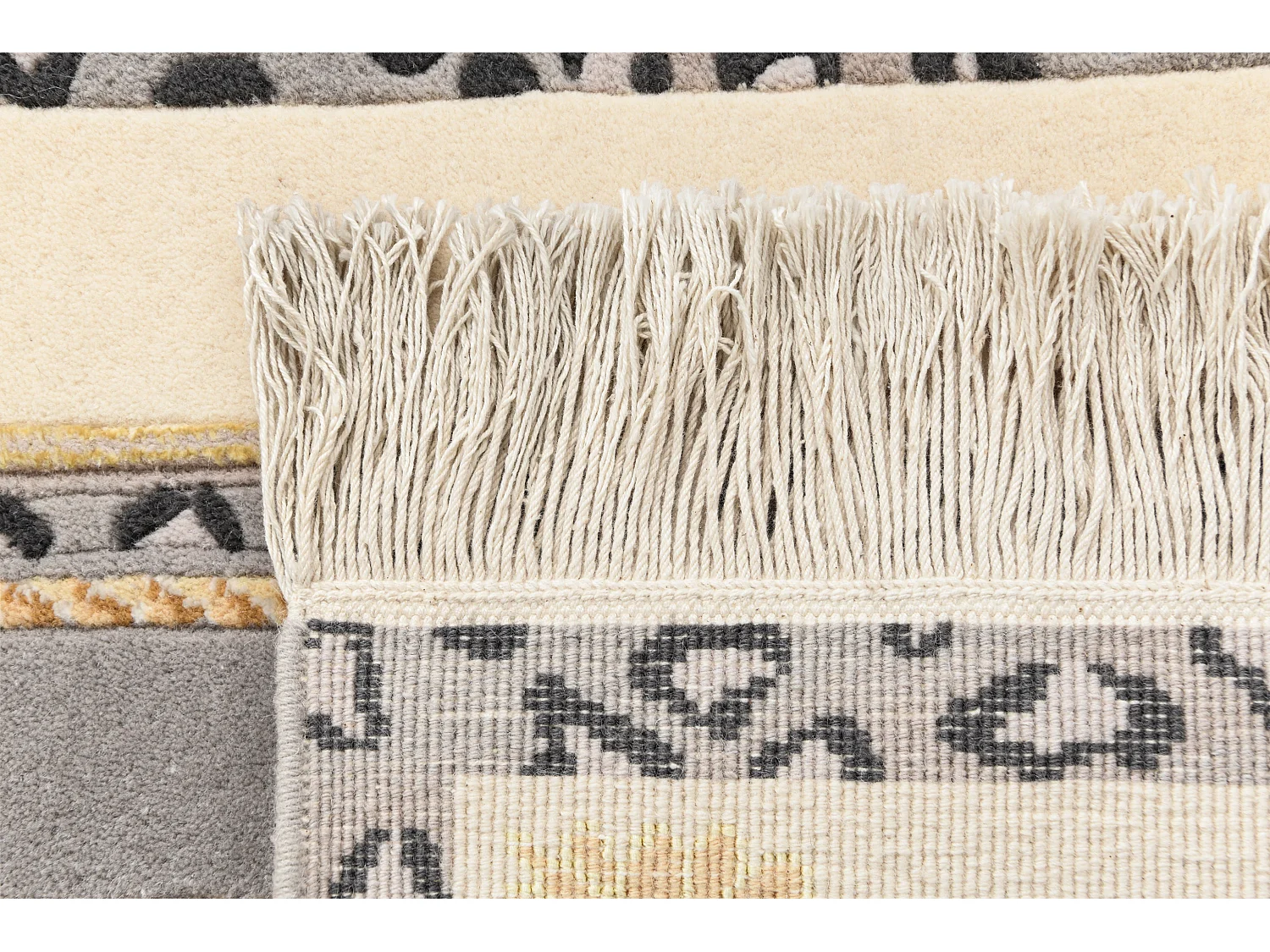 Loper-Woltapijt 302x81 Grijs Darya