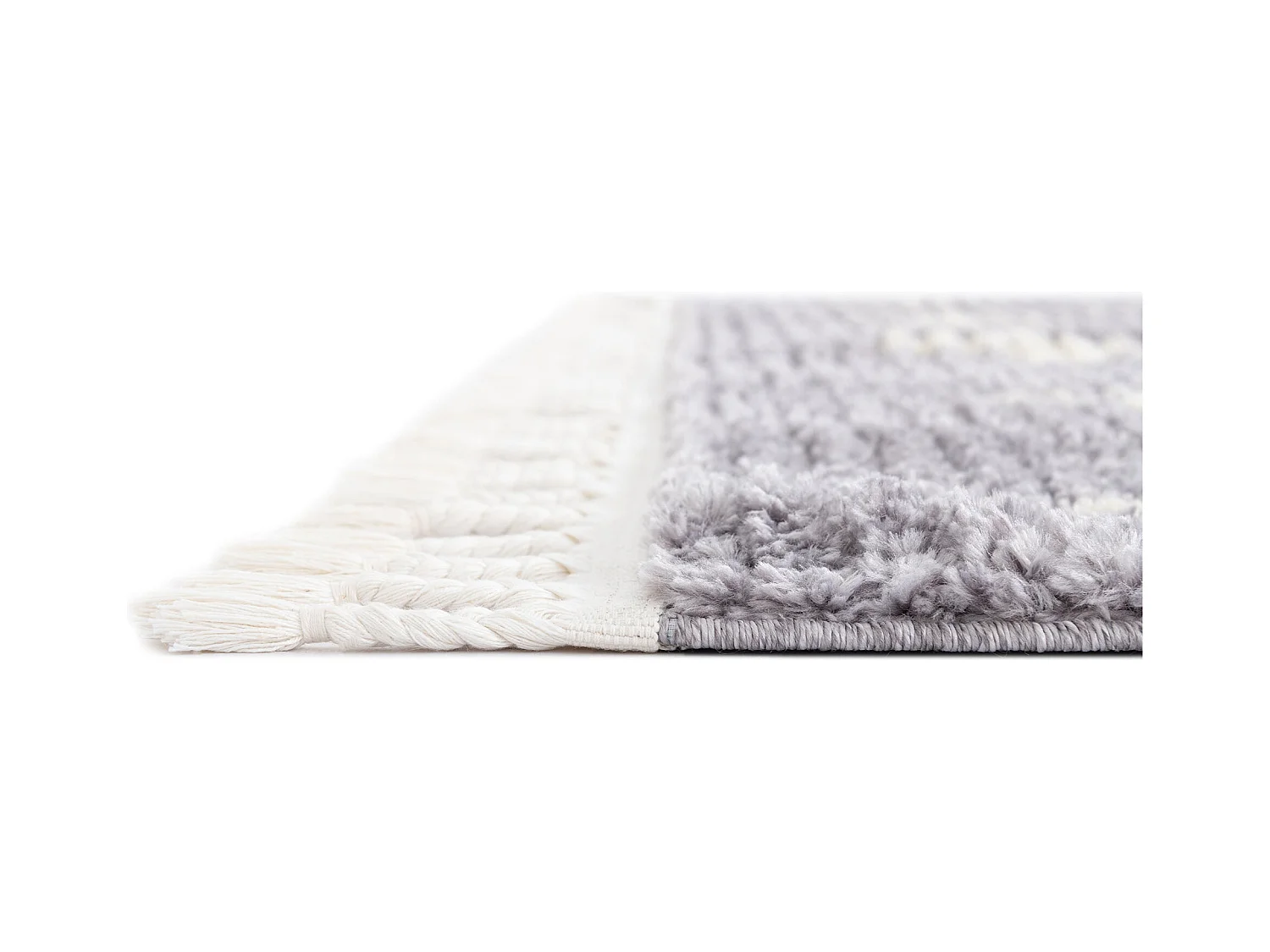Hochflorteppich 125x185 Grau Frauenfeld Rood