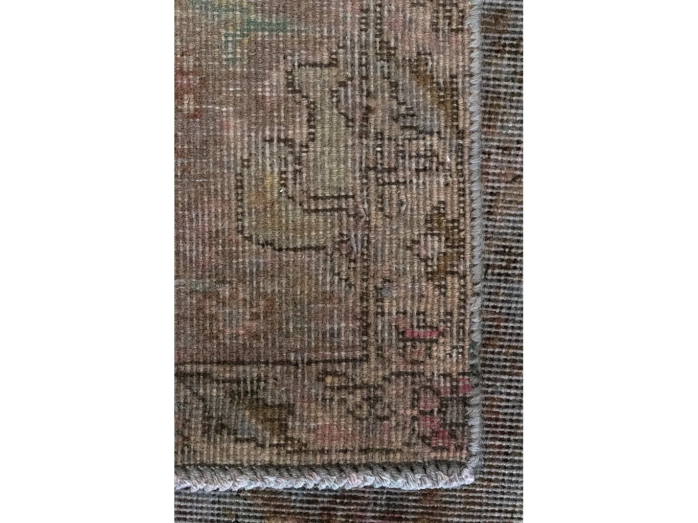 Tapis de laine 203x301 Bleu Vintage Royal