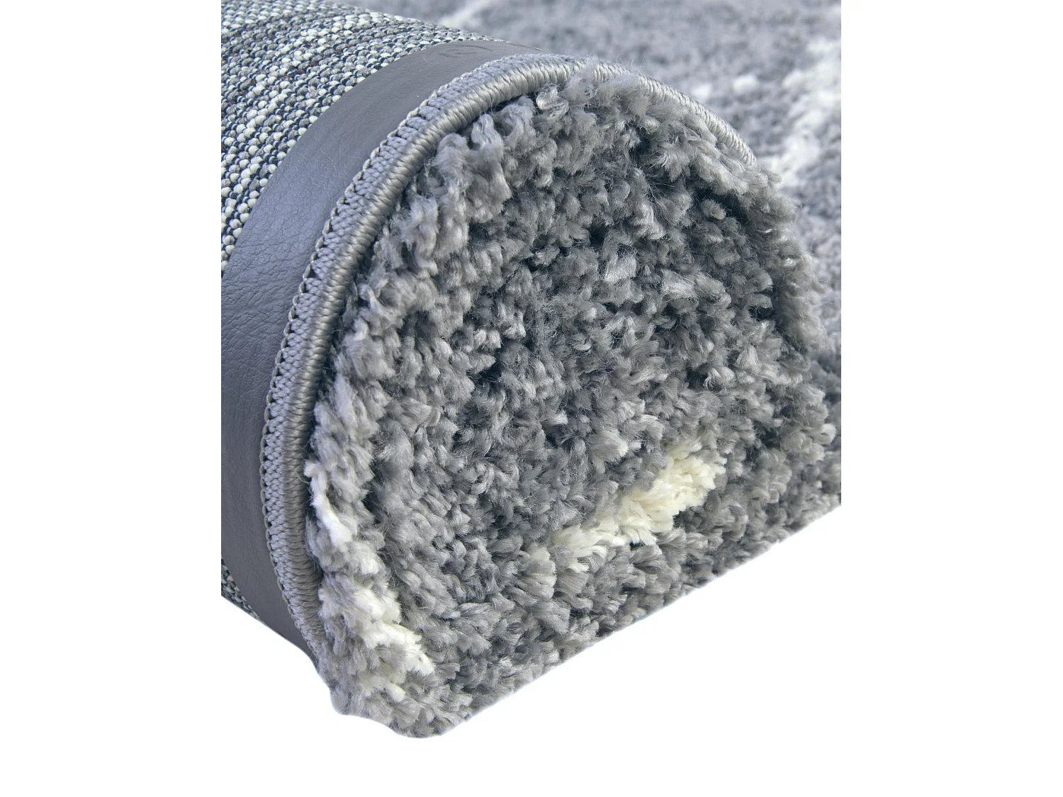 Tapis shaggy 185x275 gris pierre Lachen Fence