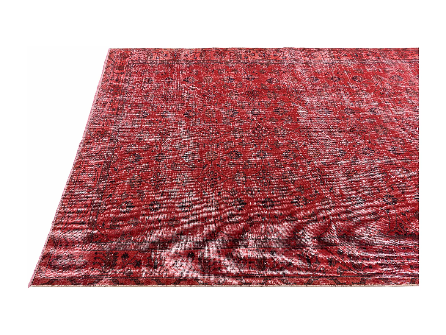 Wollteppich 173x284 Rot Ultra Vintage