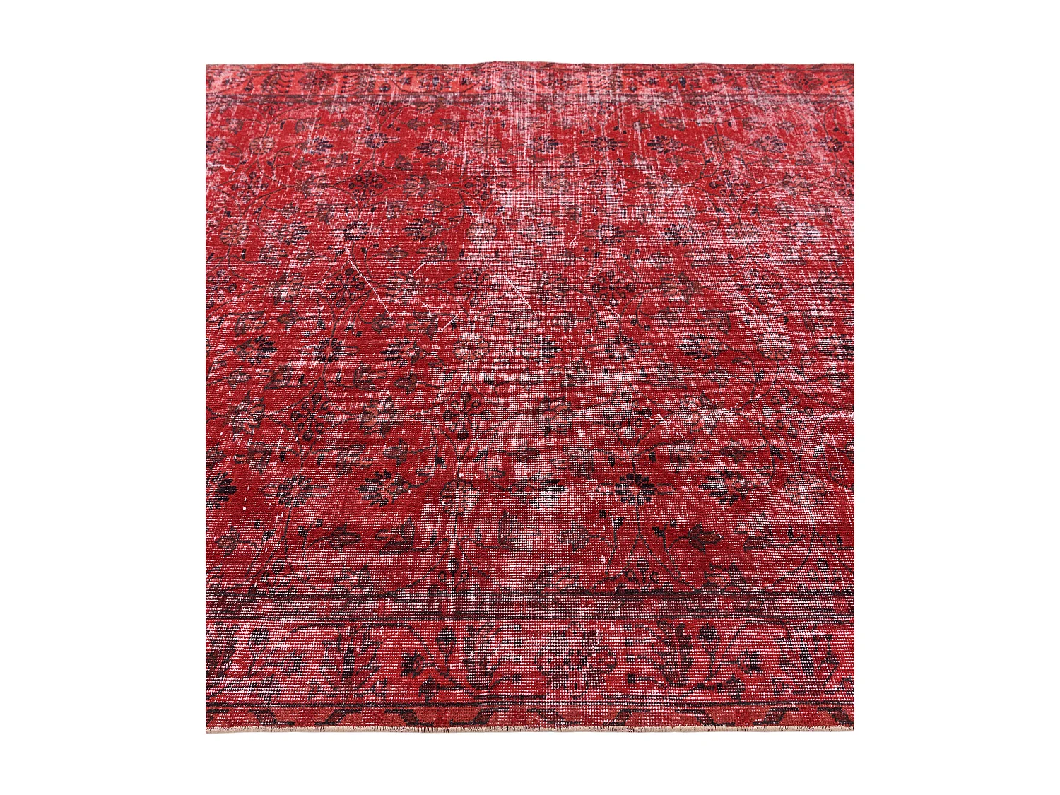 Wollteppich 173x284 Rot Ultra Vintage