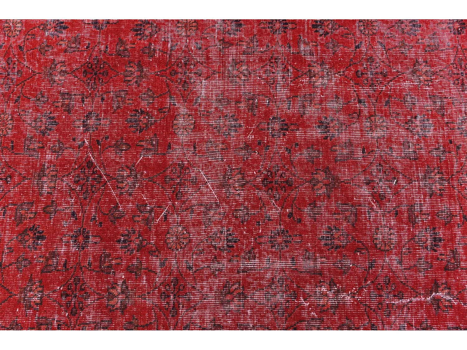 Wollteppich 173x284 Rot Ultra Vintage