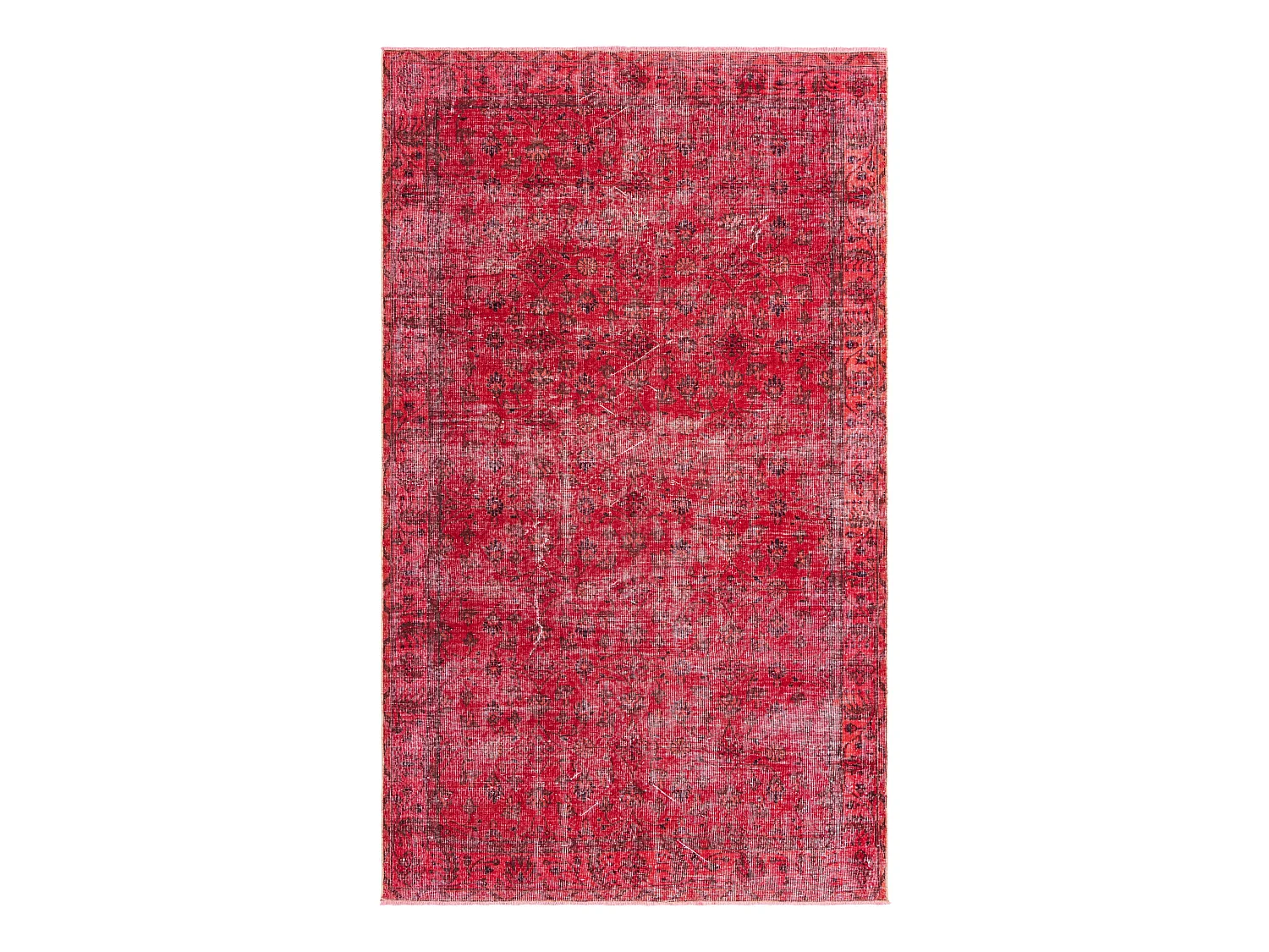 Tapis de laine 173x284 rouge Ultra Vintage