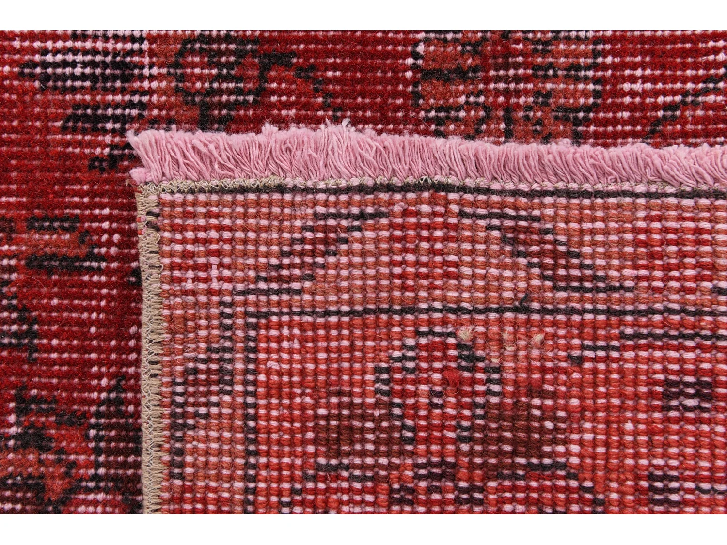 Tapis de laine 173x284 rouge Ultra Vintage