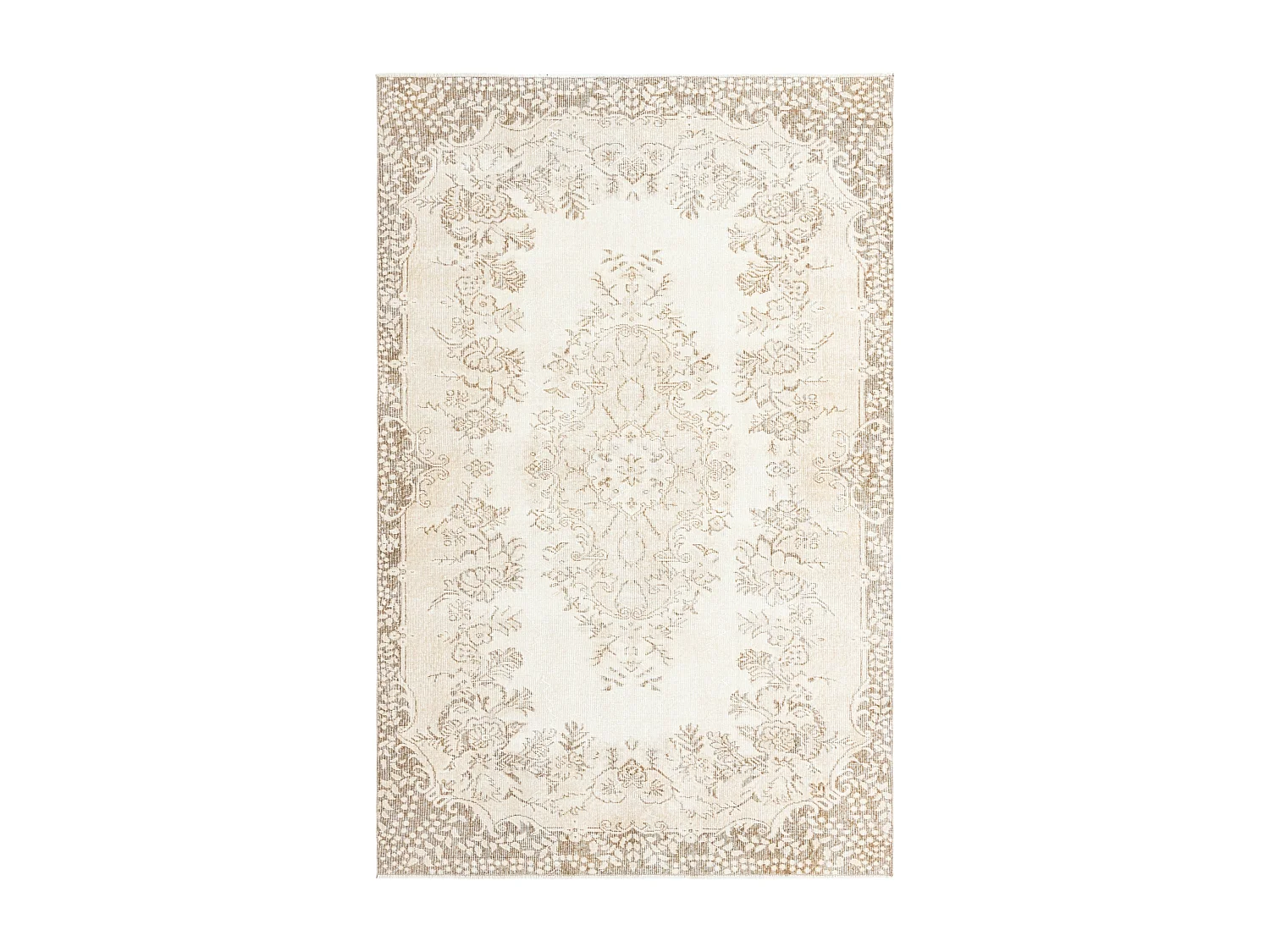 Tappeto in lana 173x269 beige Ultra Vintage