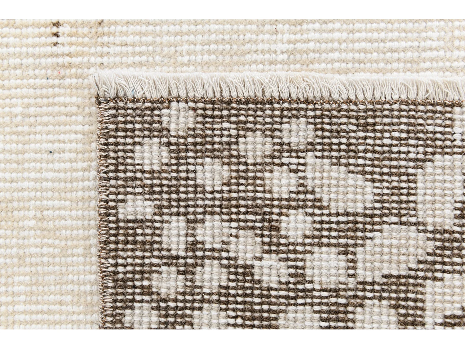 Tappeto in lana 173x269 beige Ultra Vintage