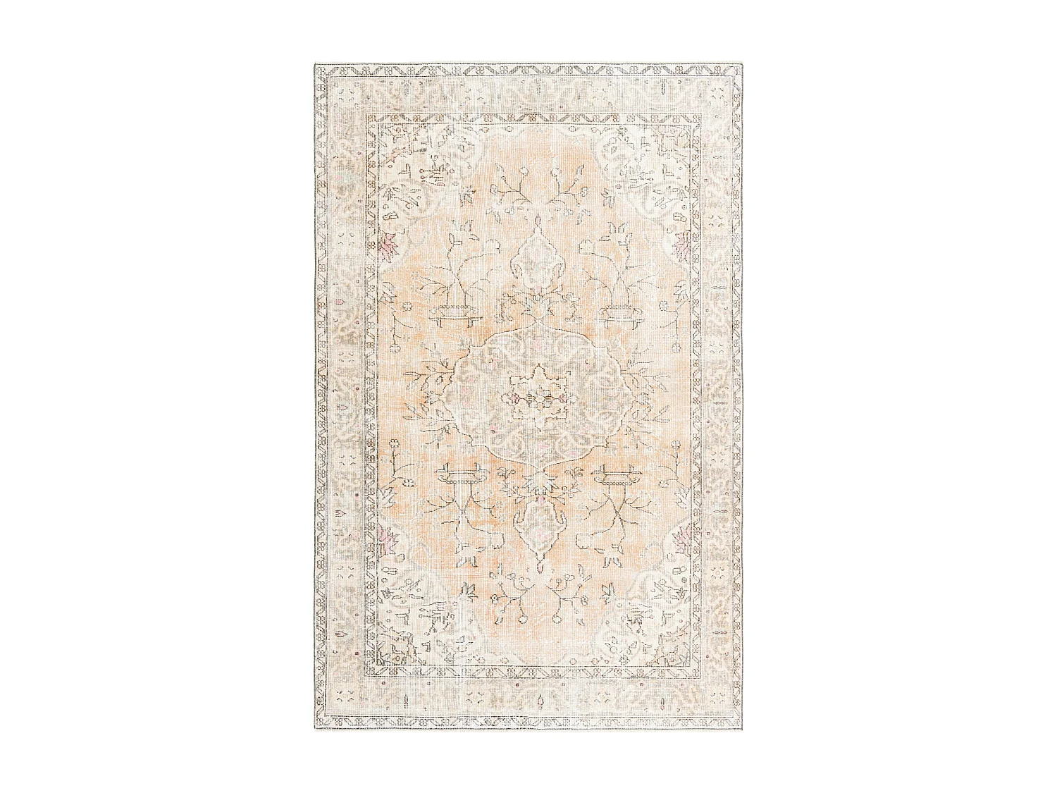 Wollteppich 178x277 Beige Ultra Vintage