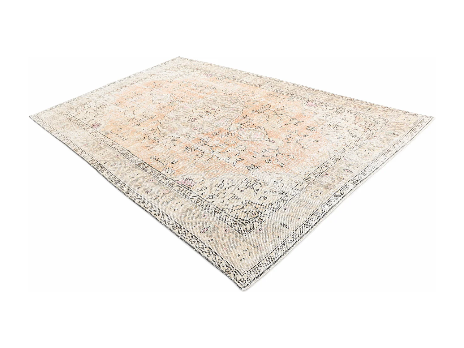 Tapis de laine 178x277 beige Ultra Vintage