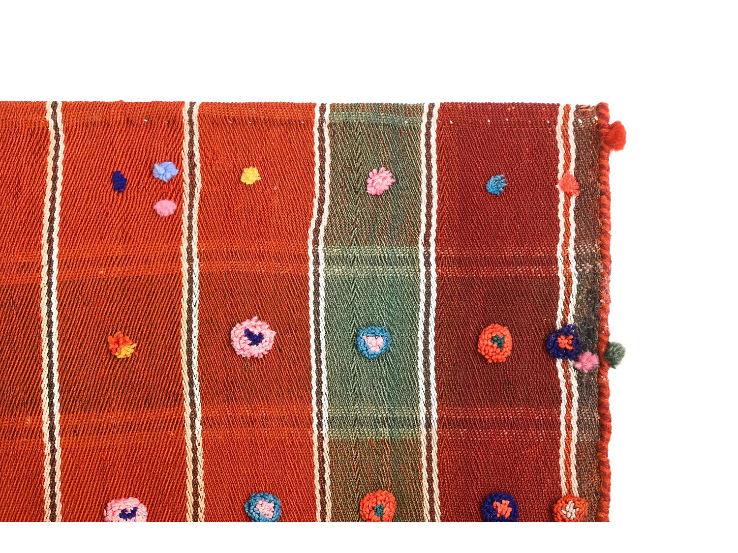 Wollteppich 156x187 Orange Jajim