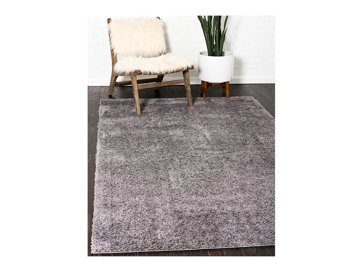 Tapis shaggy 275x365 gris Luzern