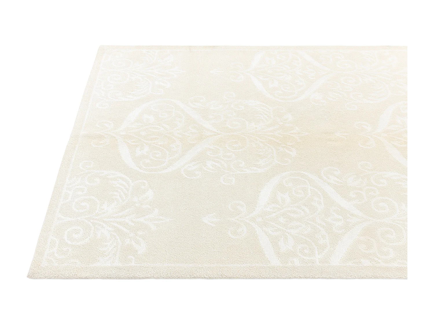 Tapis de laine 127x180 beige Darya