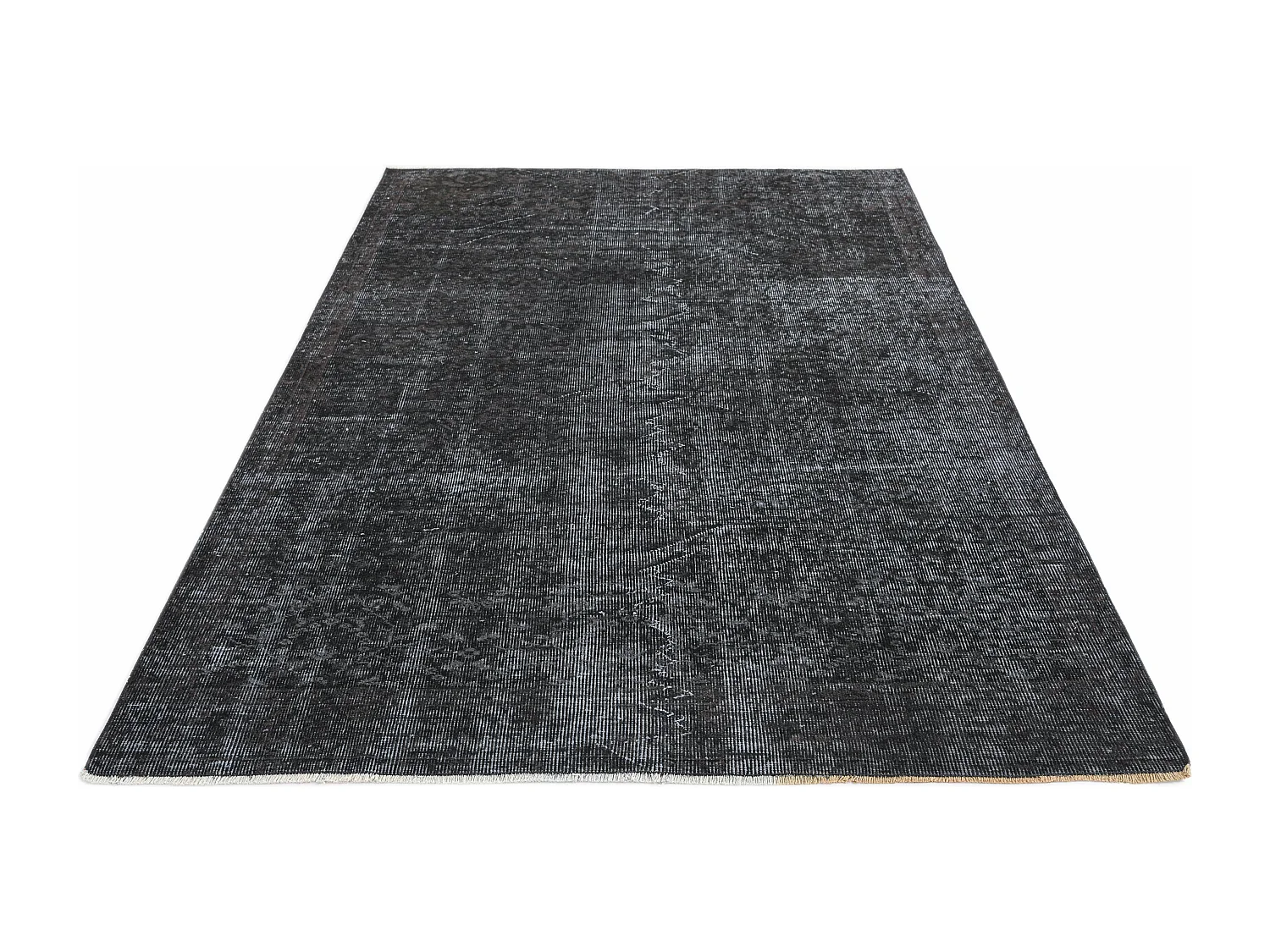 Tappeto in lana 152x221 nero Ultra Vintage