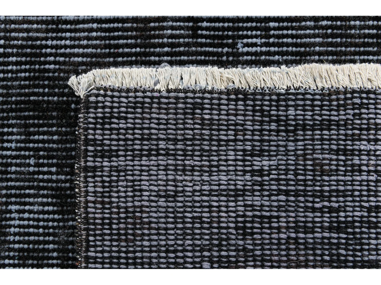 Tappeto in lana 152x221 nero Ultra Vintage