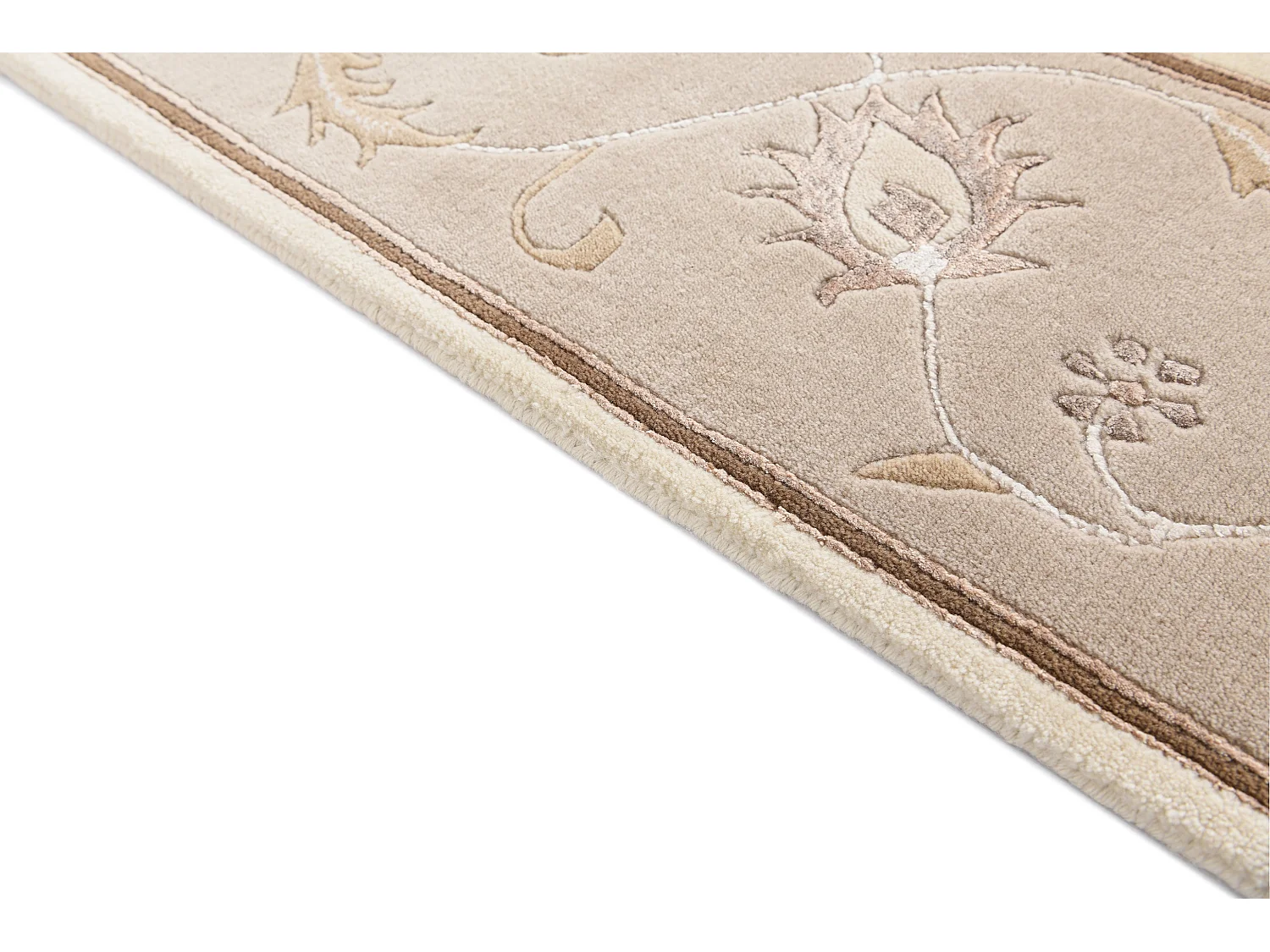 Tapis de laine 147x198 beige Darya