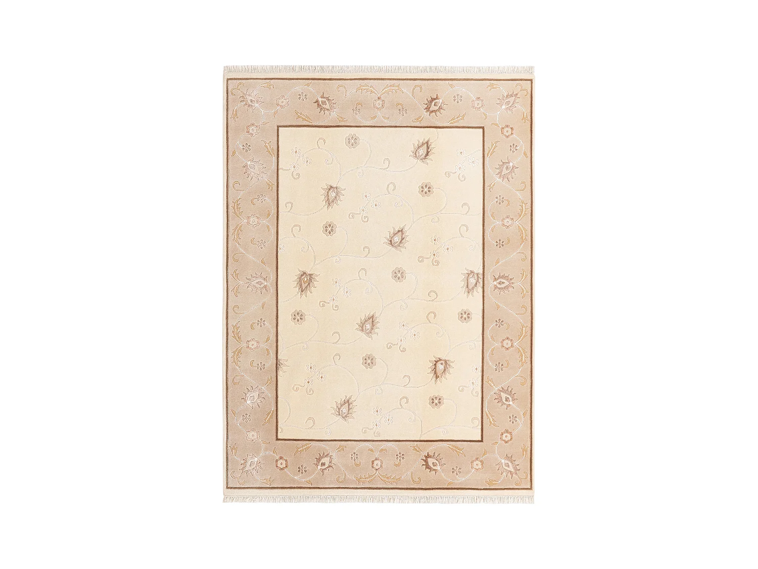Wollteppich 147x198 Beige Darya