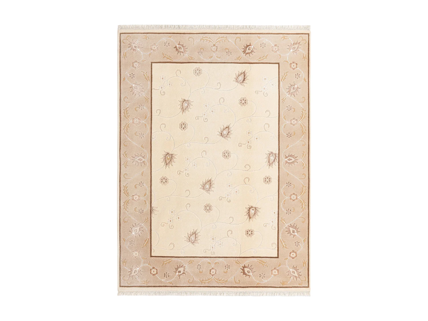 Wollteppich 147x198 Beige Darya