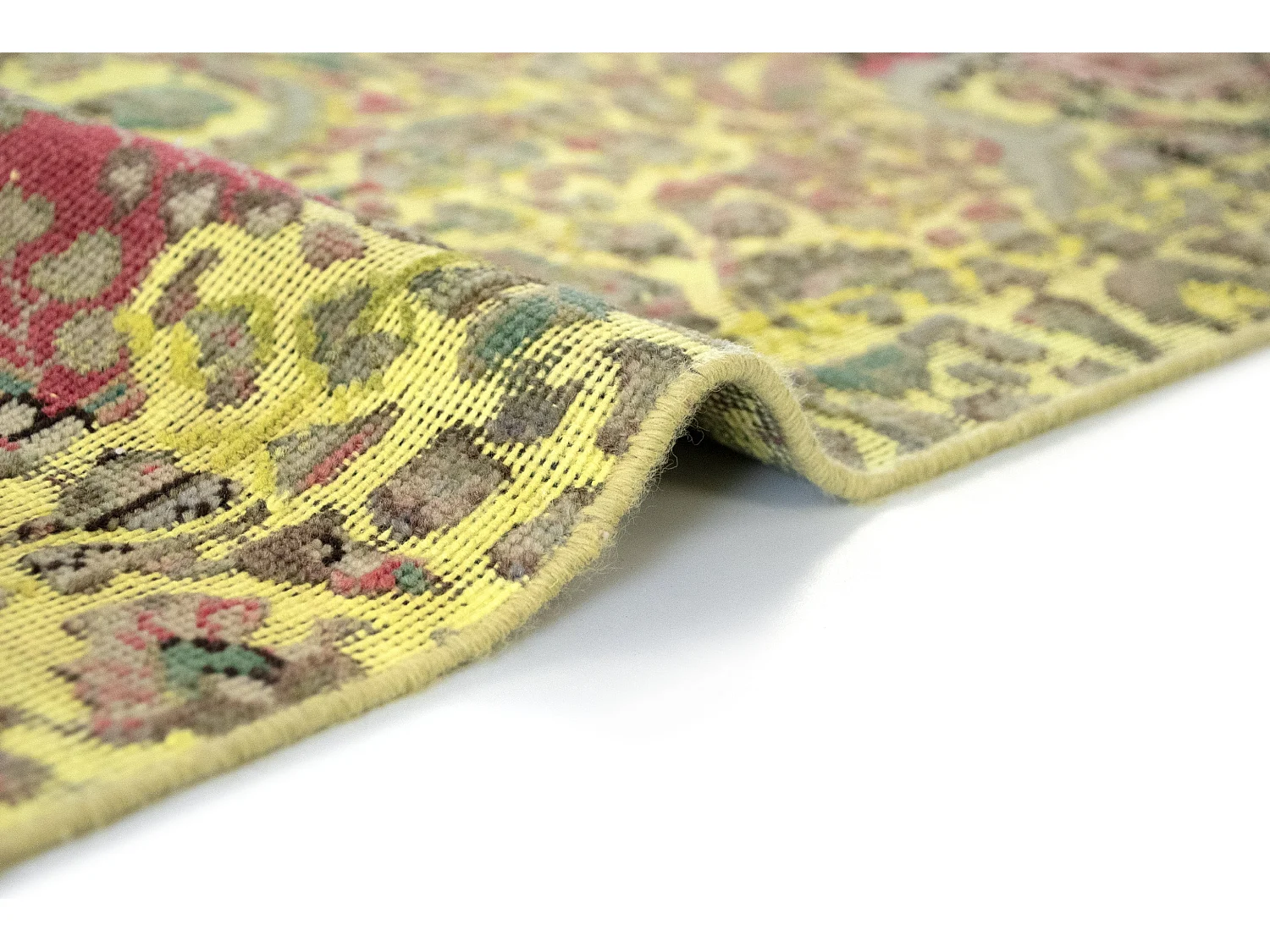 Wollteppich 92x143 Grün Vintage Royal