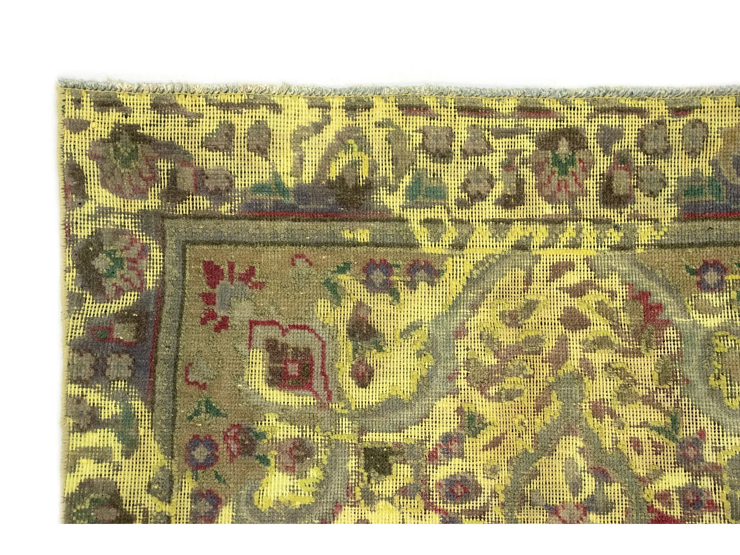 Wollteppich 92x143 Grün Vintage Royal