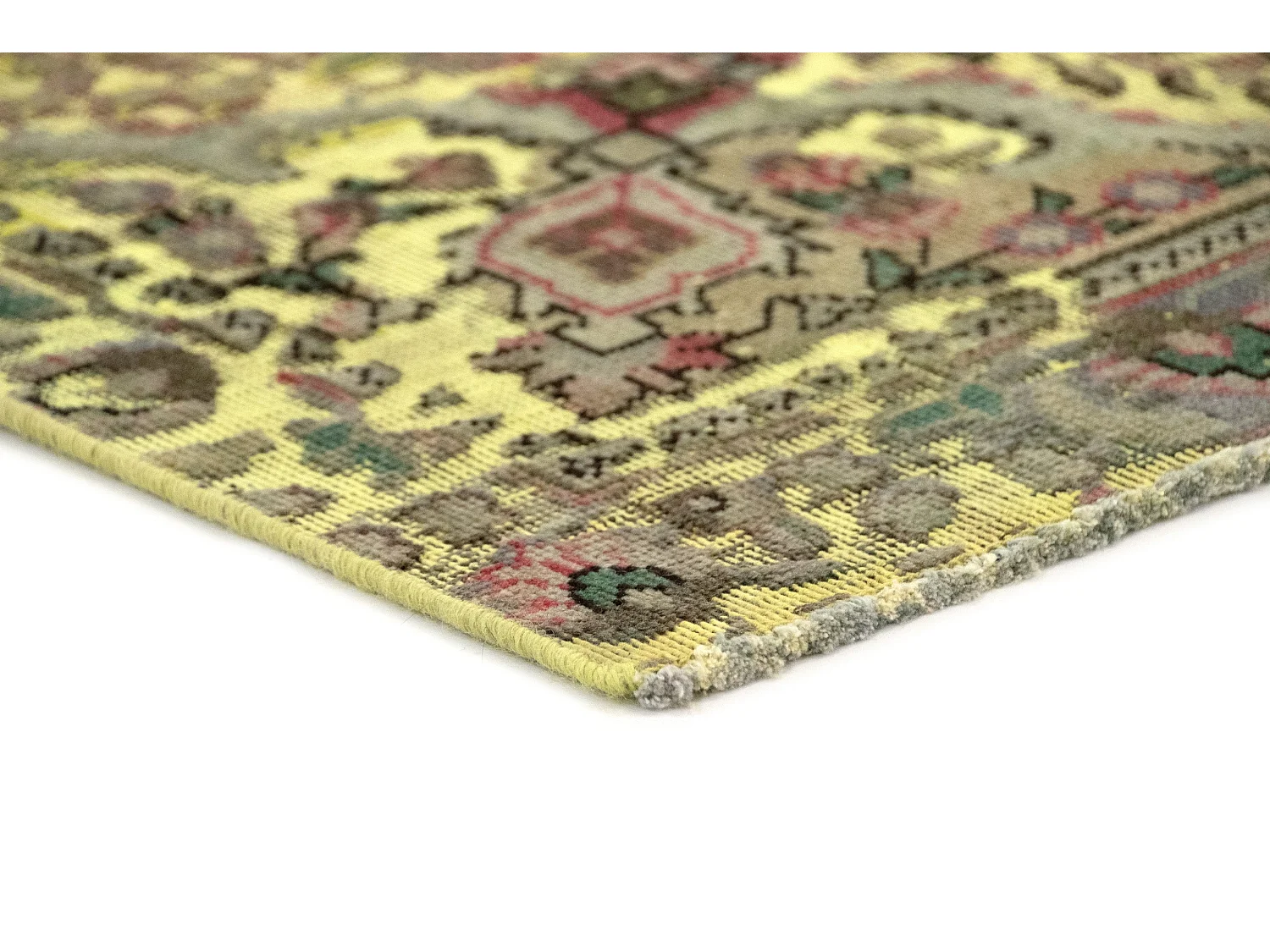 Wollteppich 92x143 Grün Vintage Royal