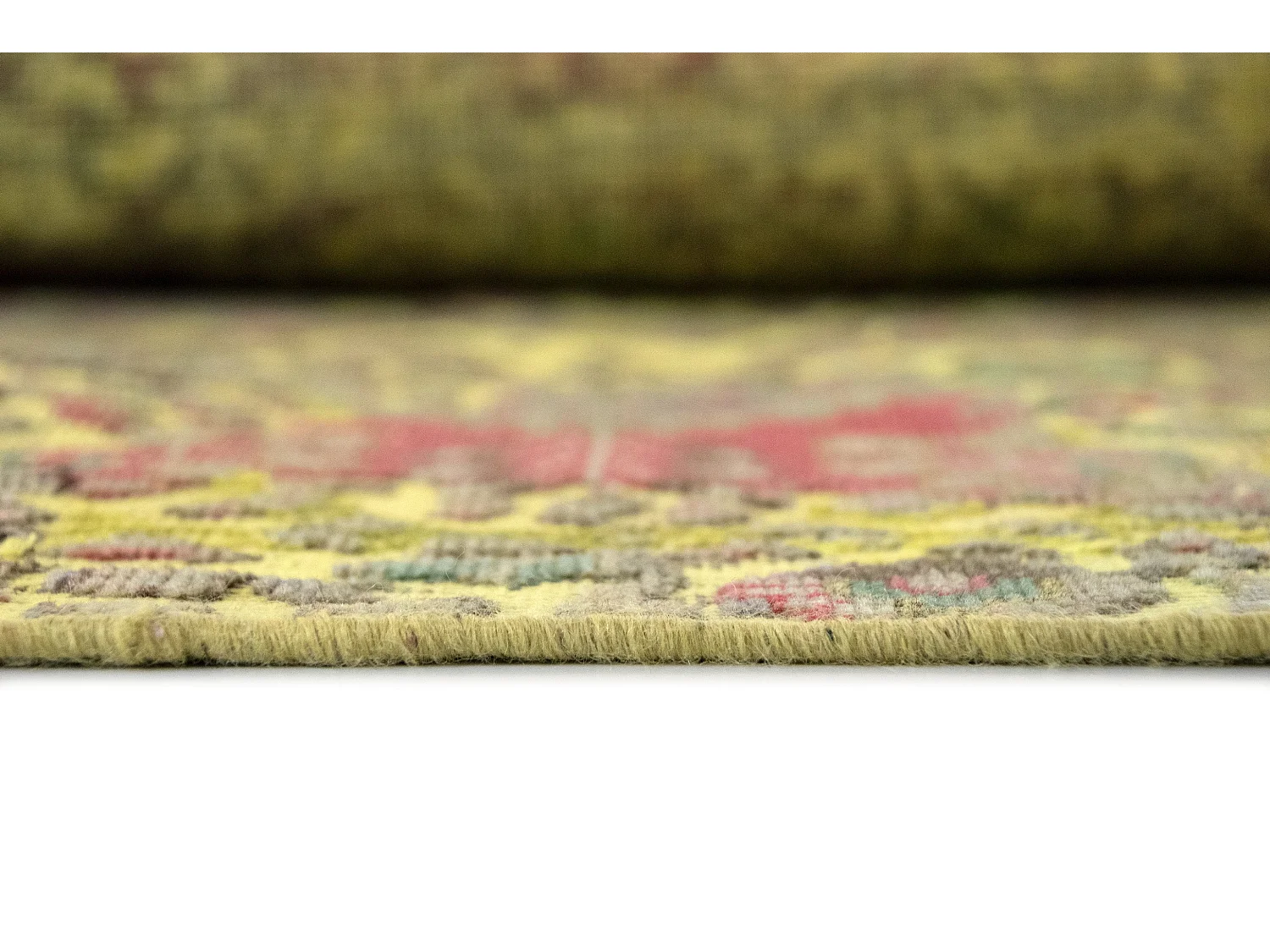 Wollteppich 92x143 Grün Vintage Royal