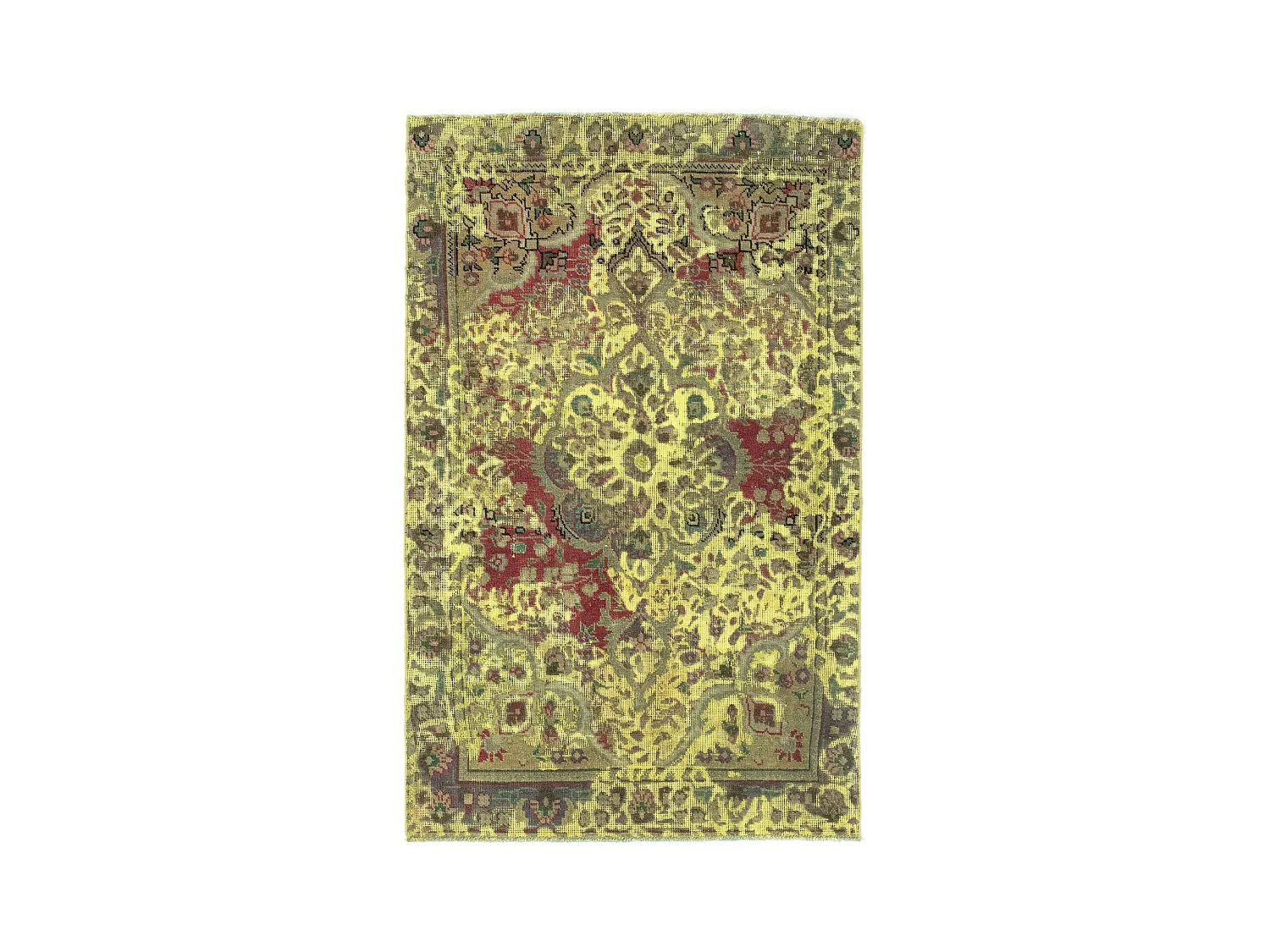 Tapis de laine 92x143 vert Vintage Royal