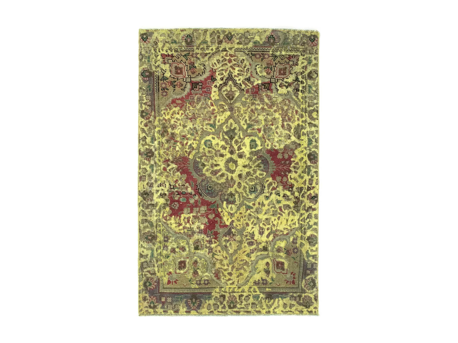 Tapis de laine 92x143 vert Vintage Royal