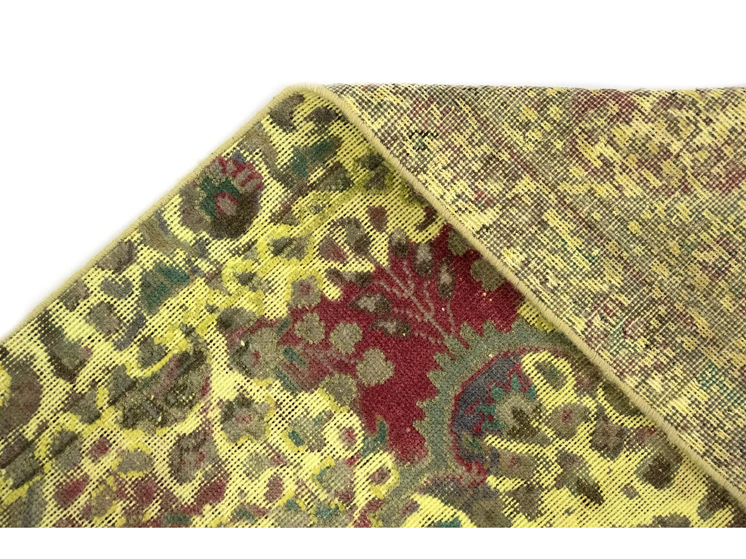 Tapis de laine 92x143 vert Vintage Royal