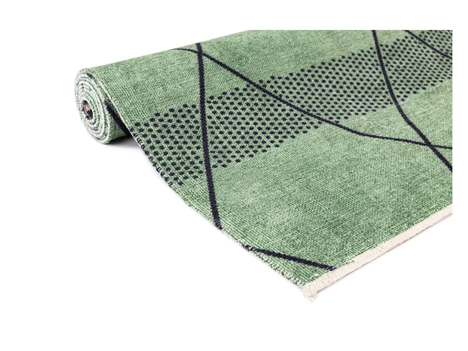 Tapis de couloir en laine 76x389 beige Kaizar
