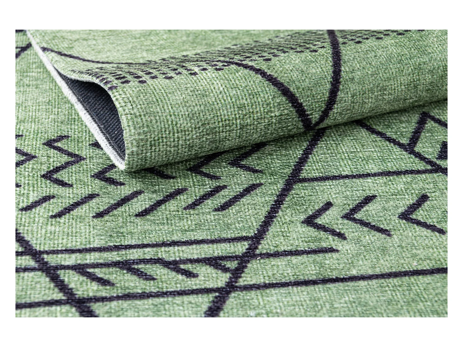 Tapis de couloir en laine 76x389 beige Kaizar