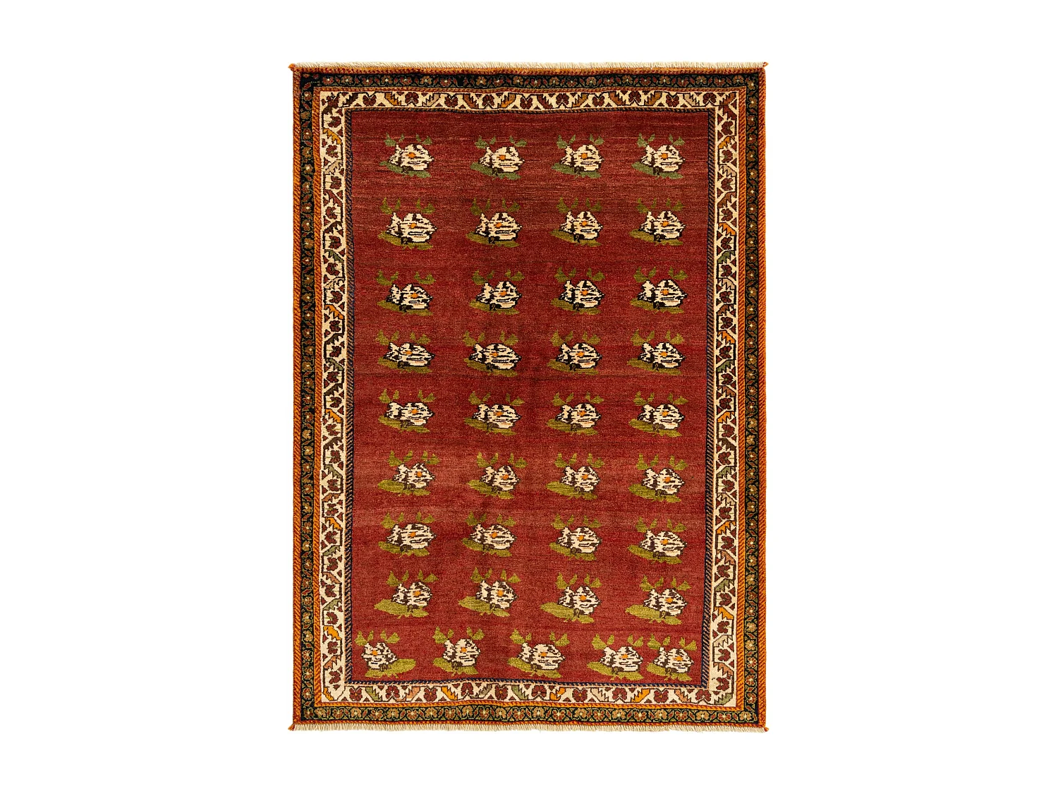 Tapis de laine 135x188 rouge Ghashghai