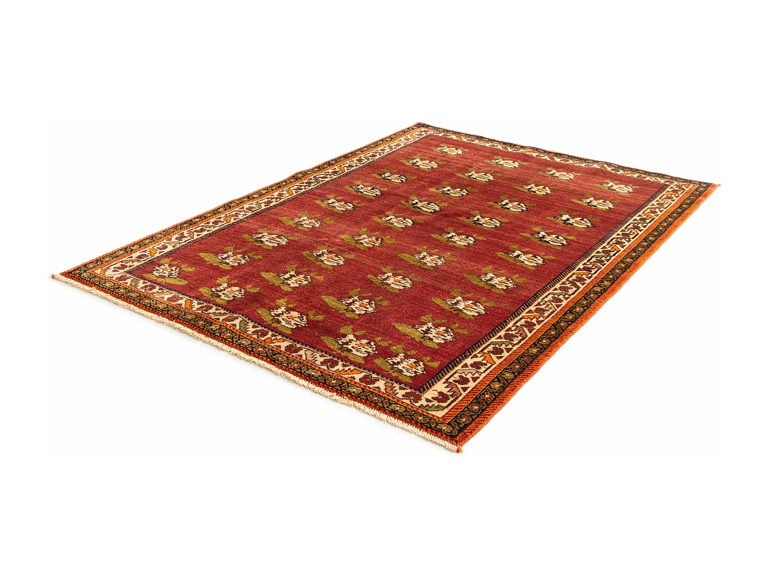 Tapis de laine 135x188 rouge Ghashghai