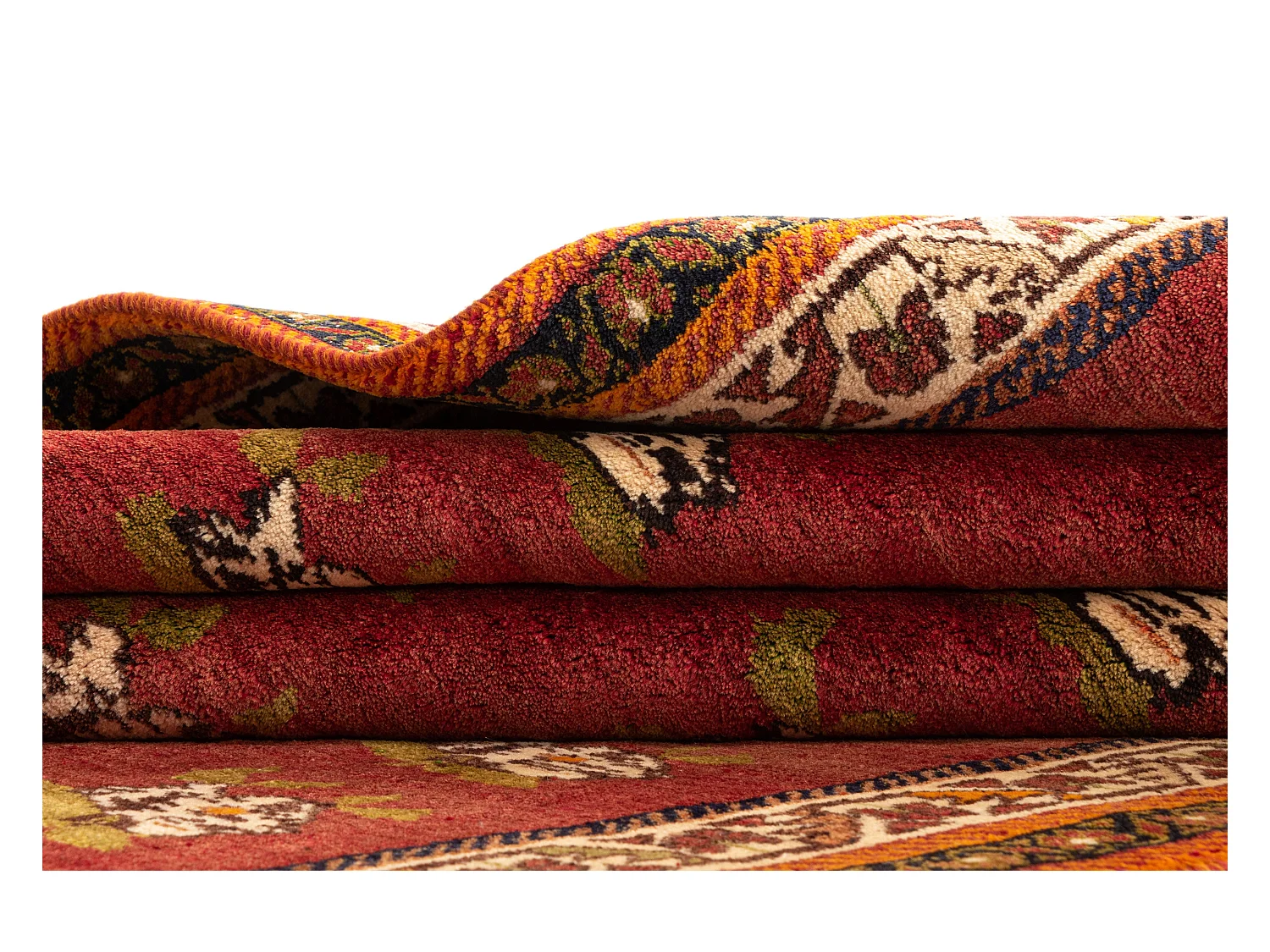 Tapis de laine 135x188 rouge Ghashghai