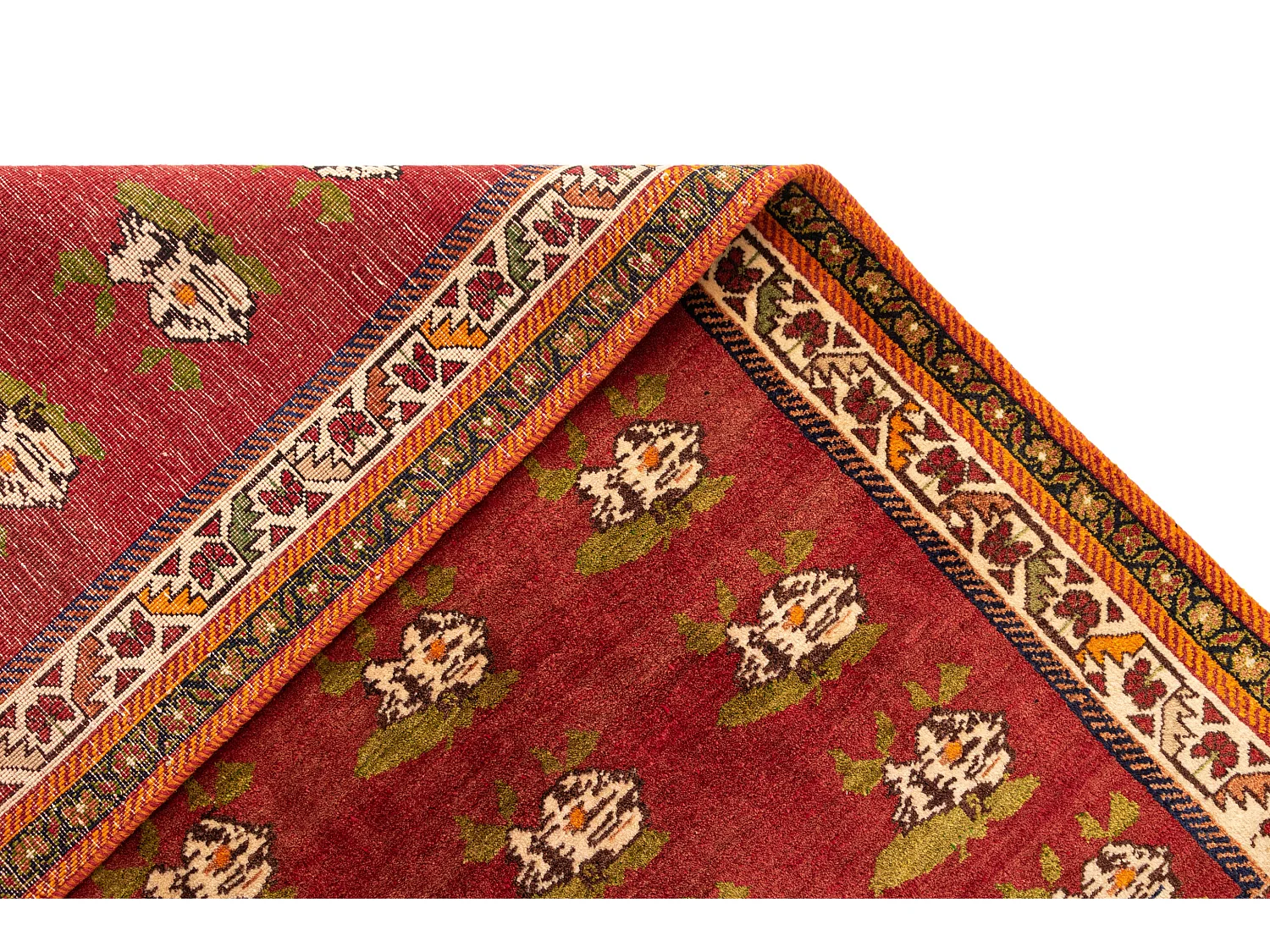 Tapis de laine 135x188 rouge Ghashghai