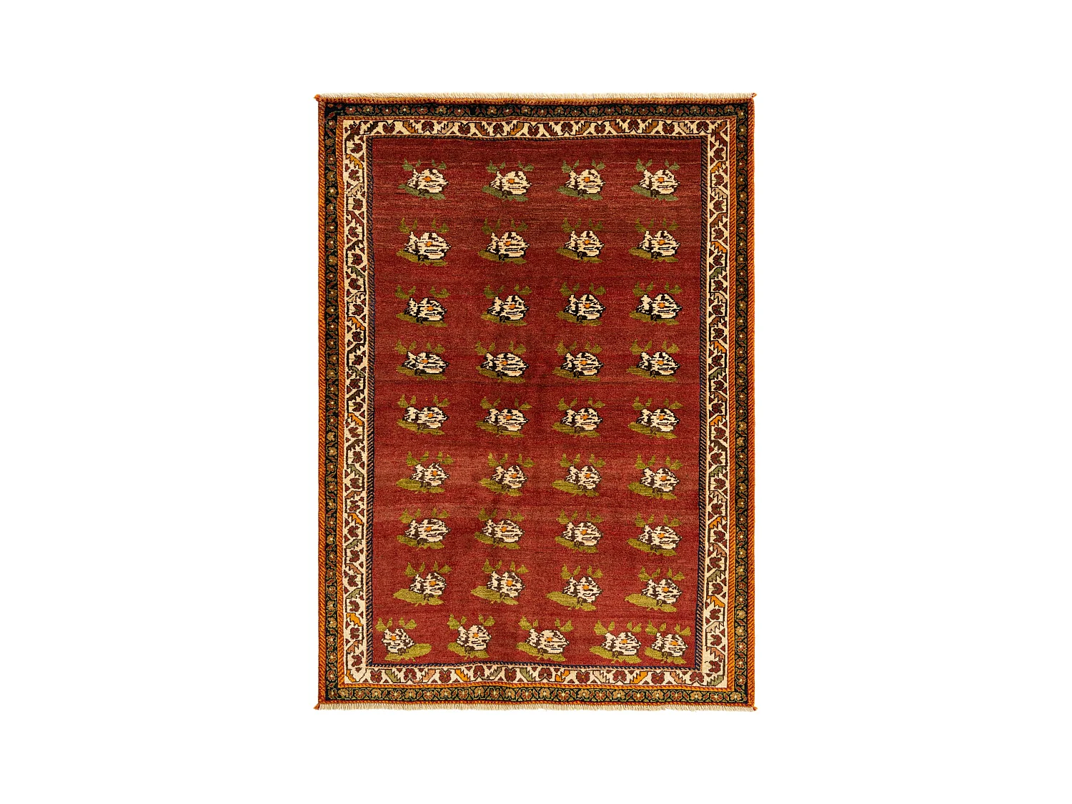 Tapis de laine 135x188 rouge Ghashghai