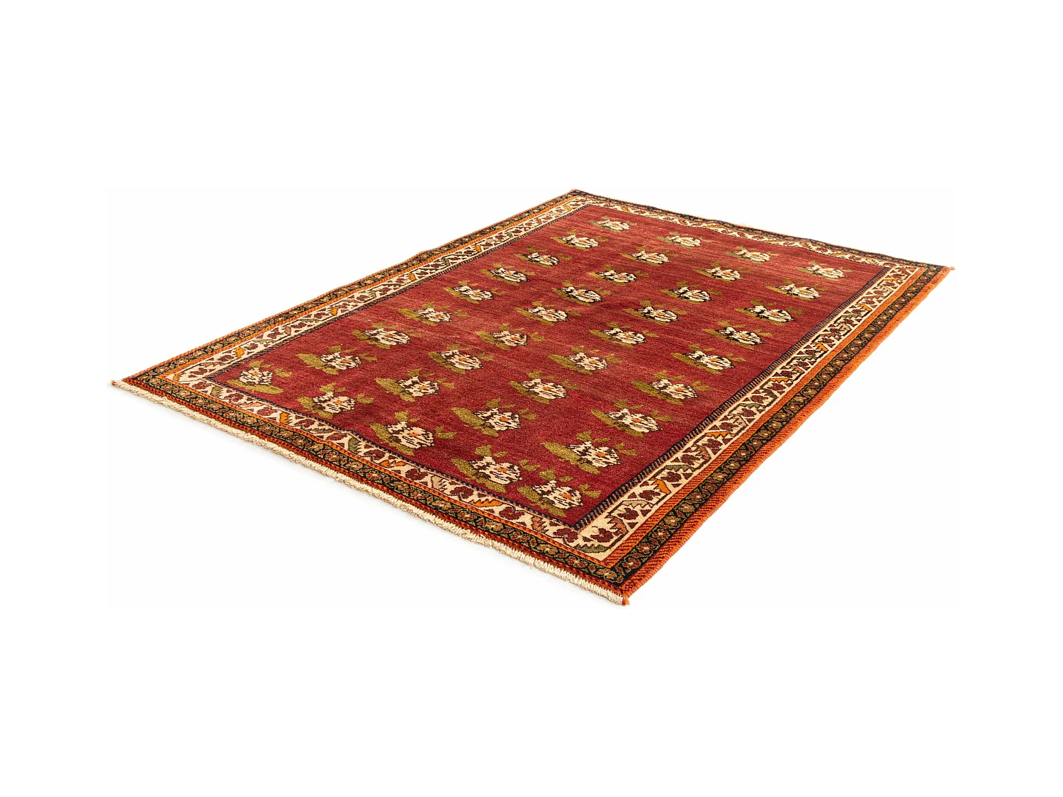 Wollteppich 135x188 Rot Ghashghai